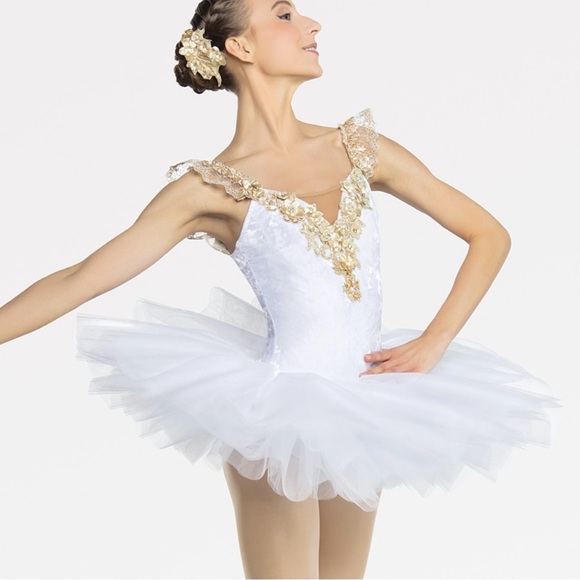 Revolution Dancewear Other - White and Gold Ballet Tutu adult small Revolution